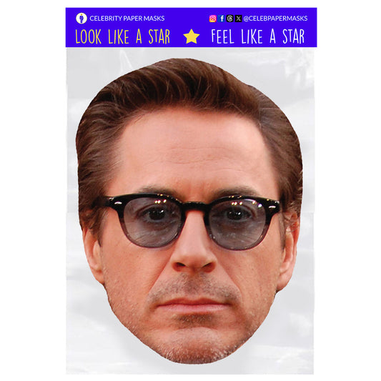 Robert Downey Jr Masks Actor Celebrity Mask Iron Man