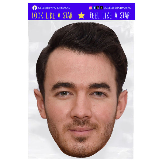 Kevin Jonas Mask Jonas Brothers Celebrity Musician Masks