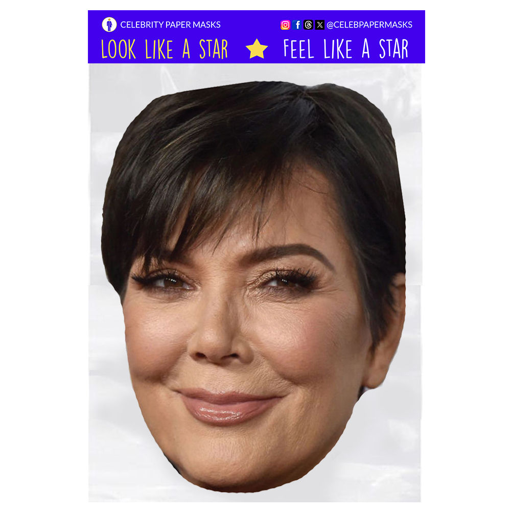 Kris Jenner Mask Personality Celebrity Masks