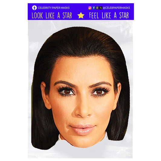 Kim Kardashian Mask Personality Celebrity Masks