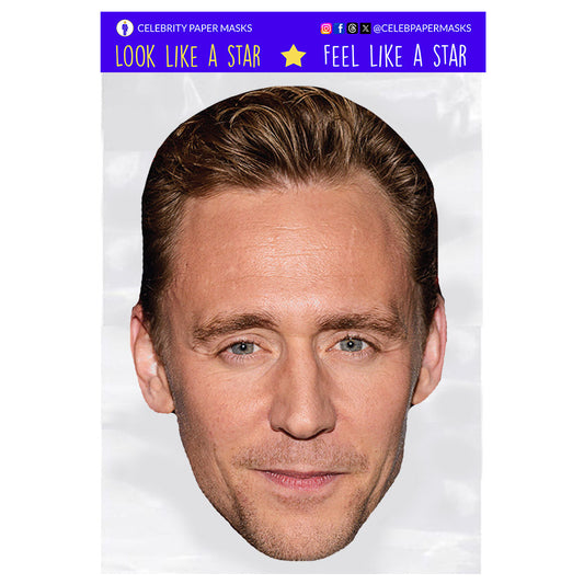 Tom Hiddleston Mask Actor Celebrity Masks